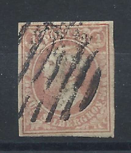 Luxembourg N°2 Obl (FU)1852 - Grand-Duc Guillaume III