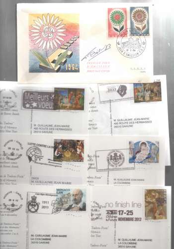 MONACO LOT DE 14 CP  DIFFERENTES VOIR SCAN DESCRIPTION