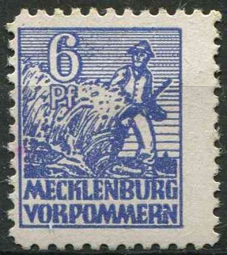 ALLEMAGNE MECKLEMBOURG 1946 NEUF* charnière N° 30