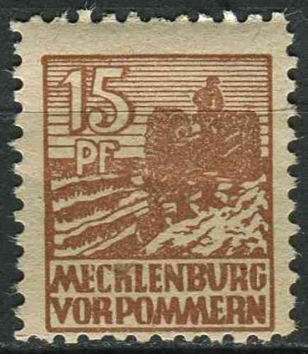 ALLEMAGNE MECKLEMBOURG 1946 NEUF* charnière N° 32