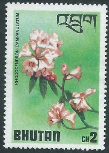 Bhoutan - Y&T 0476 (o) - Rhododendron -