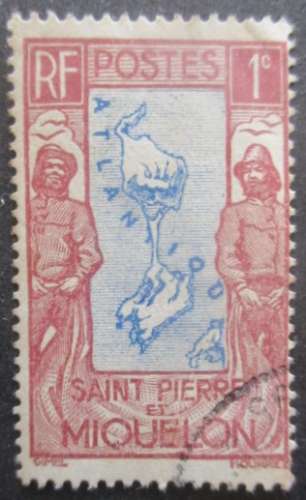 ST PIERRE ET MIQUELON N°136 oblitéré 