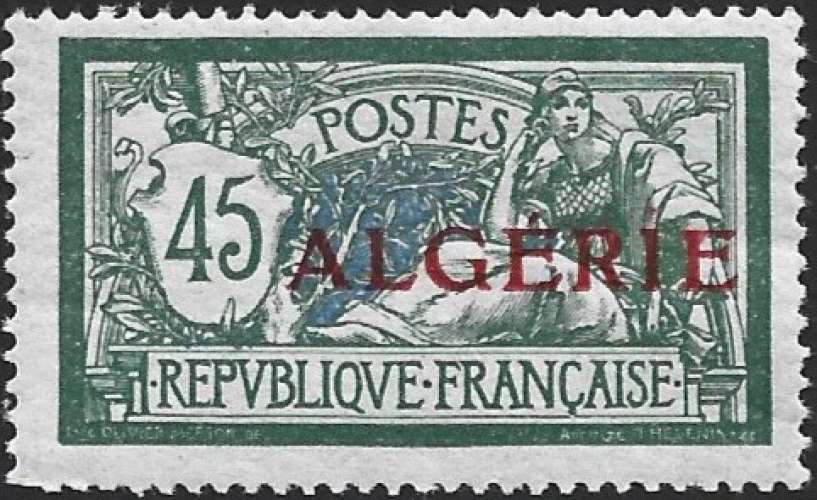 Algérie - 1924 - Y&T 21 ** - MNH 