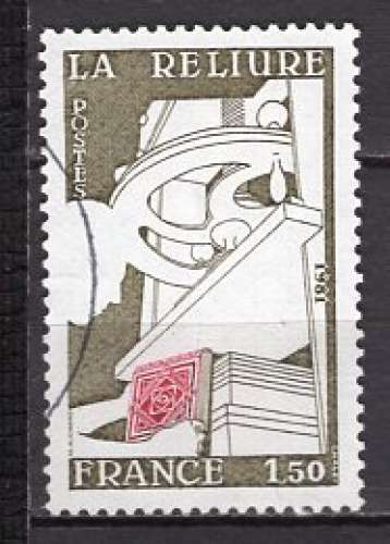 FRANCE  1981 METIERS D'ART LA RELIURE  OBLITERE