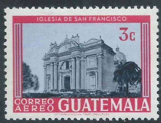 Guatemala - Poste Aérienne - Y&T 0375 (**) - Eglises -