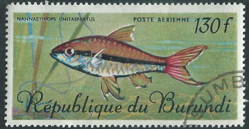 Burundi - Poste Aérienne - Y&T 0070 (o) - Poissons -