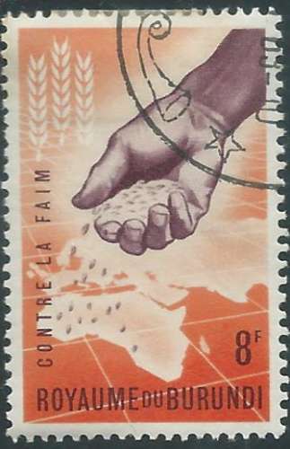 Burundi - Y&T 0050 (o) - Campagne mondiale contre la faim -