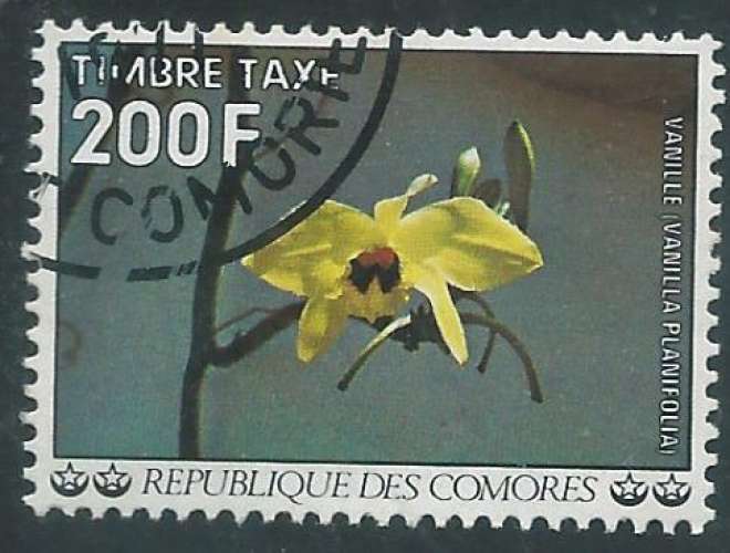 Comores - Taxes - Y&T 0016 (o) - Fleurs -