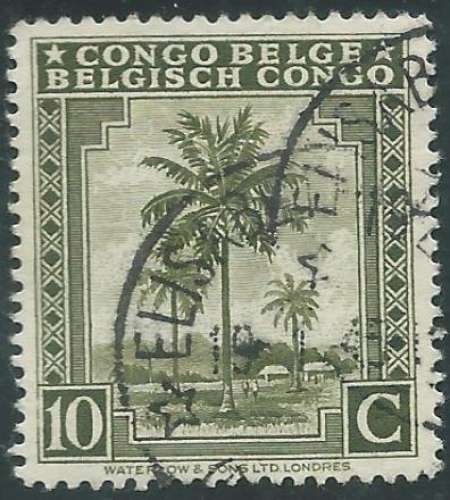 Congo Belge - Y&T 0229 (o) - Palmier -