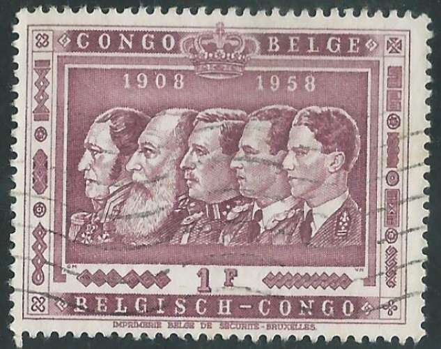 Congo Belge - Y&T 0344 (o) - Rois -