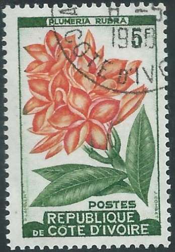 Côte d'Ivoire - Y&T 0192A (o) - Fleurs -