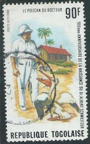 Togo - Poste Aérienne - Y&T 0257 (o) - Docteur Albert Schweitzer -