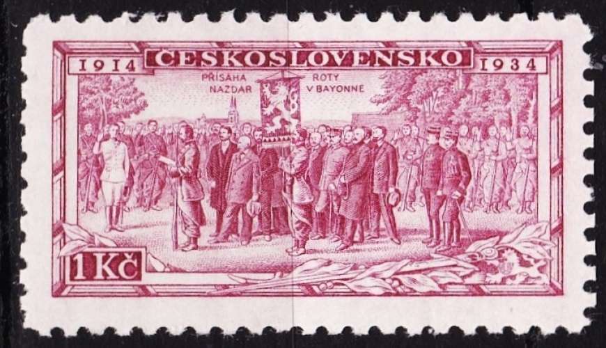 Tchécoslovaquie - Année 1934  - Y&T N° 286*