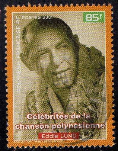 Polynésie N° 638 Obl. Eddie Lund 2001 Chanteur