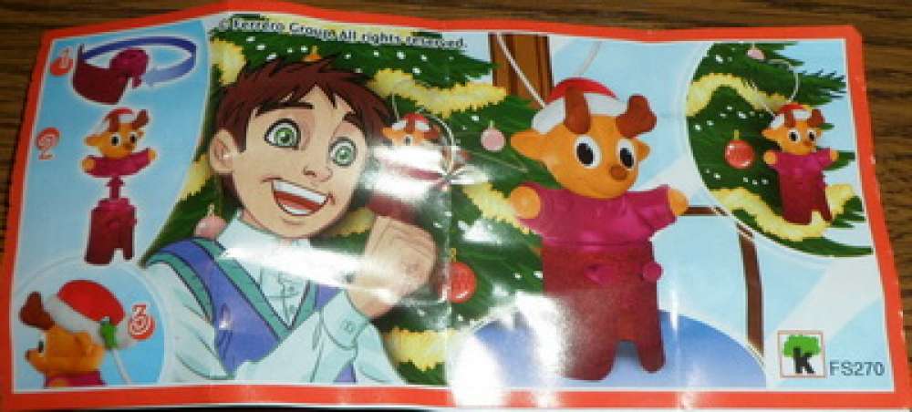 Kinder série Noël 2015 / Renne / Ref : FS270 avec BPZ