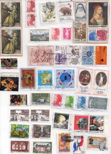  LOT   120823 FRANCE  OBL VOIR 7 SCANS deion