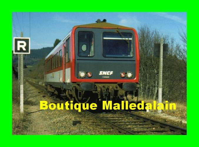 RU 1338  - Train - Autorail X 2221 vers MEYMAC -  Corrèze 19 - SNCF
