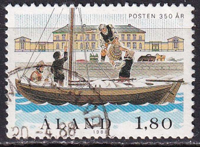 aland ... n° 26  obliteré ... 1988