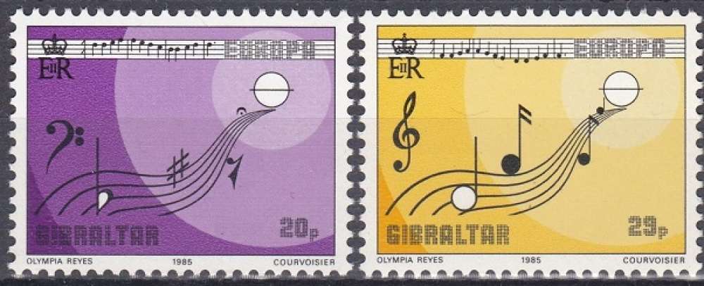 Gibraltar 1985 NMH Europa musique (J4)   