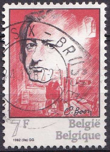 Belgique 1982 Y&T 2060 oblitéré - Louis Paul Boon 
