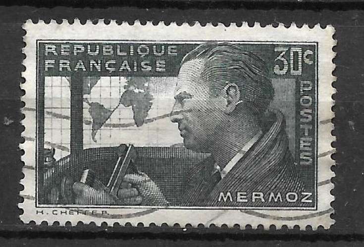 Année 1937 : Y. & T. N° 337 ° Jean Mermoz