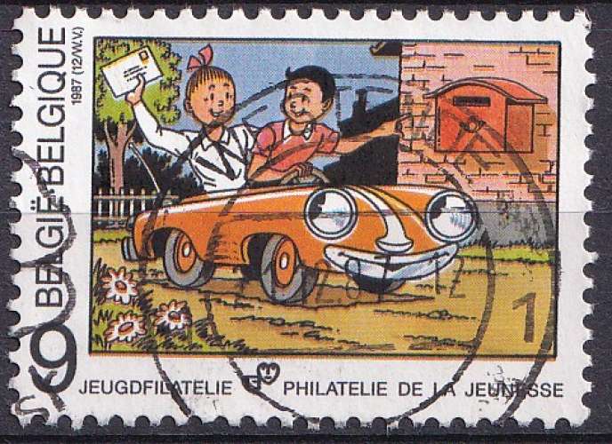 Belgique 1987 Y&T 2264 oblitéré - Philatélie de la jeunesse 