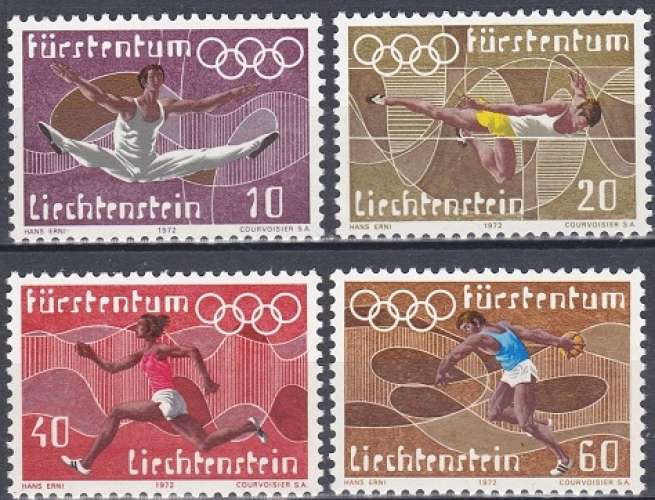 Liechtenstein **  1972 - Jeux Olympiques - Munich, Allemagne   (J5)  