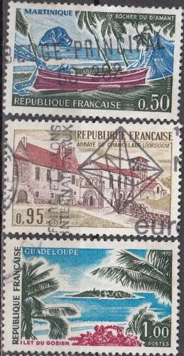 France 1970 Michel 1715 - 1717 O Cote (2008) 1.40 € Série touristique Cachet rond