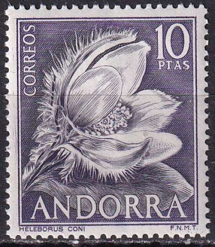 andorre espagnol ... n° 64  neuf** ... 1966