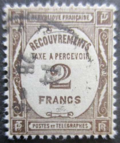 FRANCE Taxe N°62 oblitéré