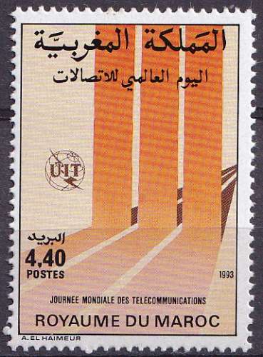 Maroc 1993 Y&T 1142 neuf ** - Journée mondiale des télécommunications 