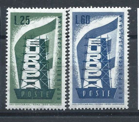 Italie N°731/32** (MNH) 1956 - Europa