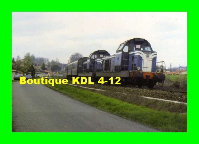 AL 332 - Train - locos BB 66000 vers MONTRABE - Haute Garonne 31 - SNCF