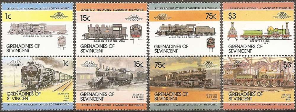saint-vincent et grenadines ... n° 378 à 385  neufs** ... 1985