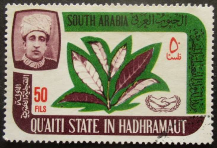 Q'AITI HADRAMAOUT N°80 oblitéré 