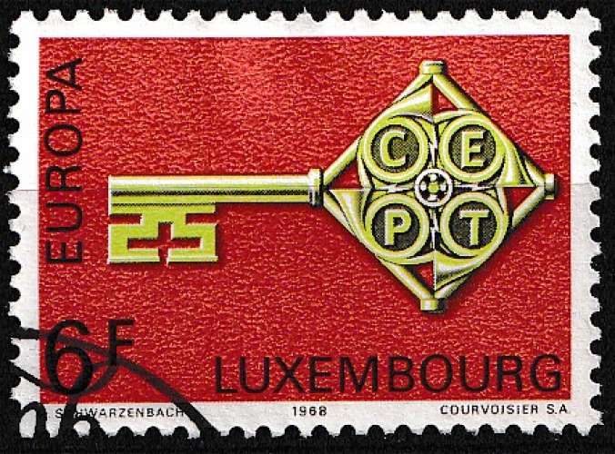 Luxembourg 1968 Y&T 725 oblitéré - Europa 