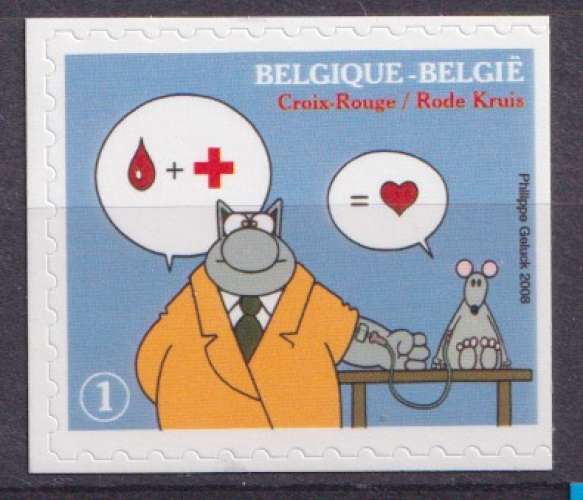 Belgique 2008 Y&T 3730 neuf ** - Croix rouge 