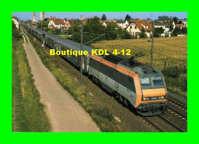 RU 0491 - Train - loco BB 26052 passant en gare - KOGENHEIM - Bas Rhin - SNCF