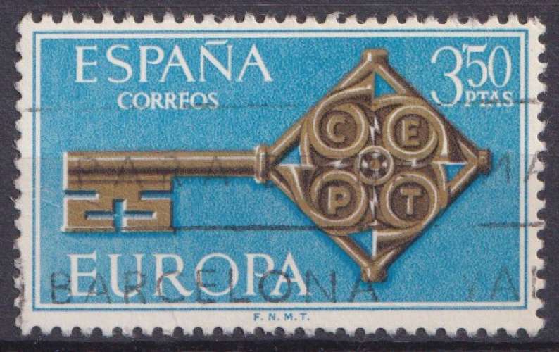 Espagne 1968 Y&T 1523 oblitéré - Europa 