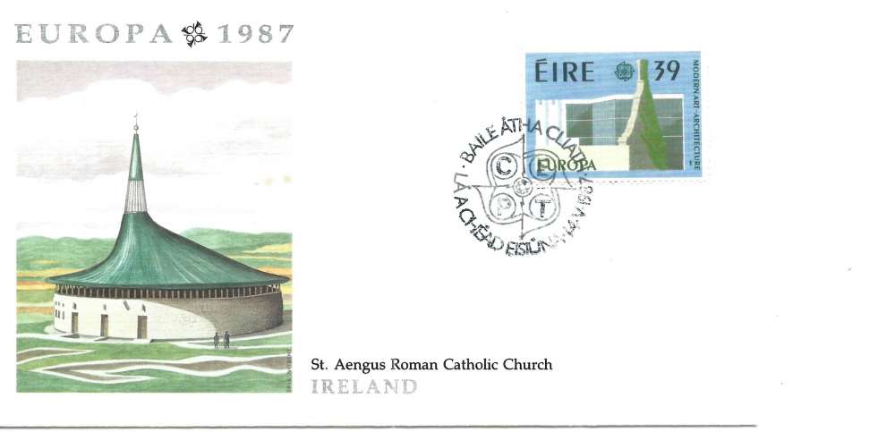 Irlande - Premier jour - Y&T 0627 - Eglise -