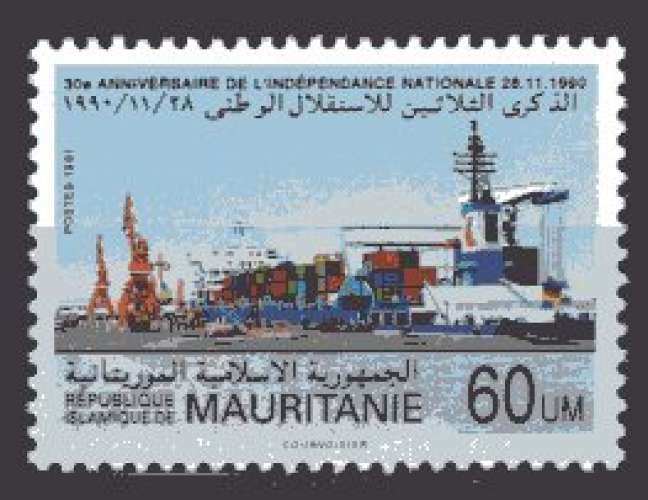 MAURITANIE 1991 30 EME ANNIVERSAIRE DE L'INDEPENDANCE NEUF**