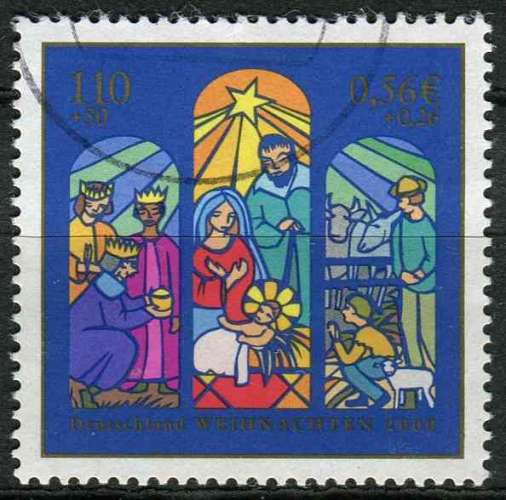 ALLEMAGNE RFA 2000 OBLITERE N° 1984 Noël