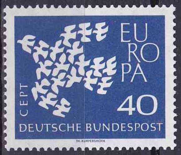 ALLEMAGNE RFA 1961 NEUF** MNH N° 240 europa
