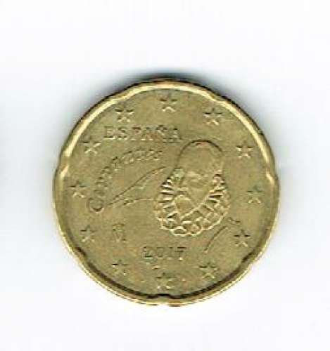 ESPAGNE 2017 - PIÈCE DE 20 CT EURO. 