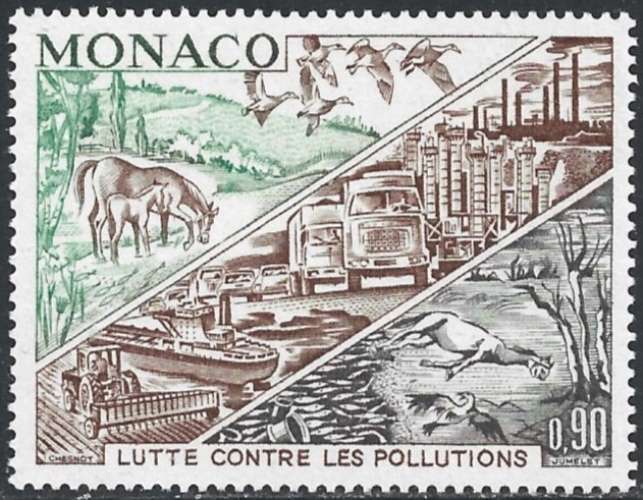Monaco - 1972 - Y&T 881** - MNH - 