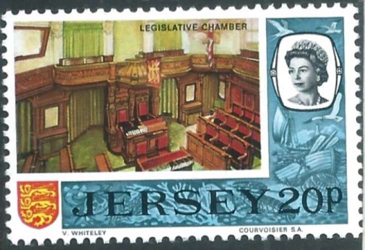 Ile de Jersey - Y&T 0041 (**) - Chambre du Conseil législatif -