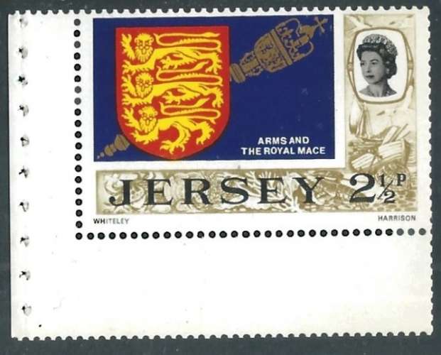 Ile de Jersey - Y&T 0032a (**) - Armoiries -