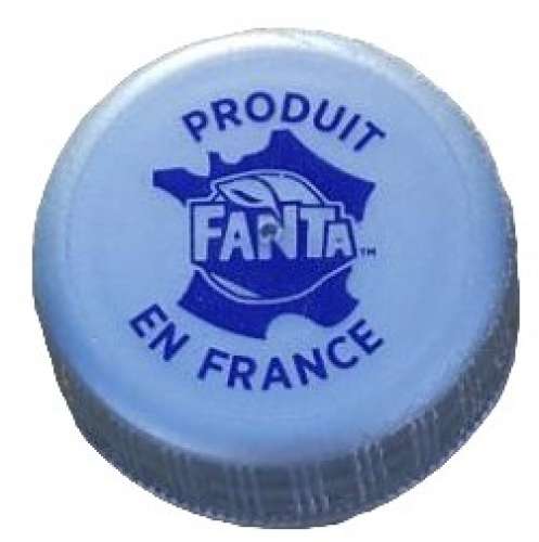 France Capsule Plastique à visser Grise Fanta Produit en France SU