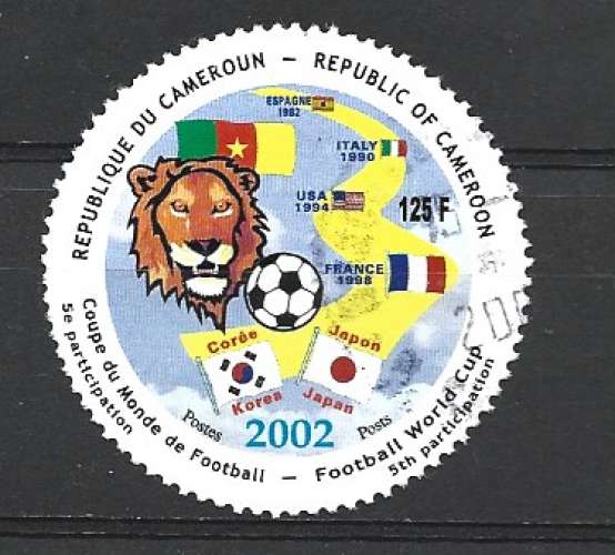 CAMEROUN - COUPE DU MONDE DE FOOTBALL 2002