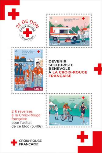 FRANCE 2023 : yt F57xx  **/Mnh #  Bloc Croix-Rouge Française 